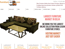 Tablet Screenshot of furniture48.com
